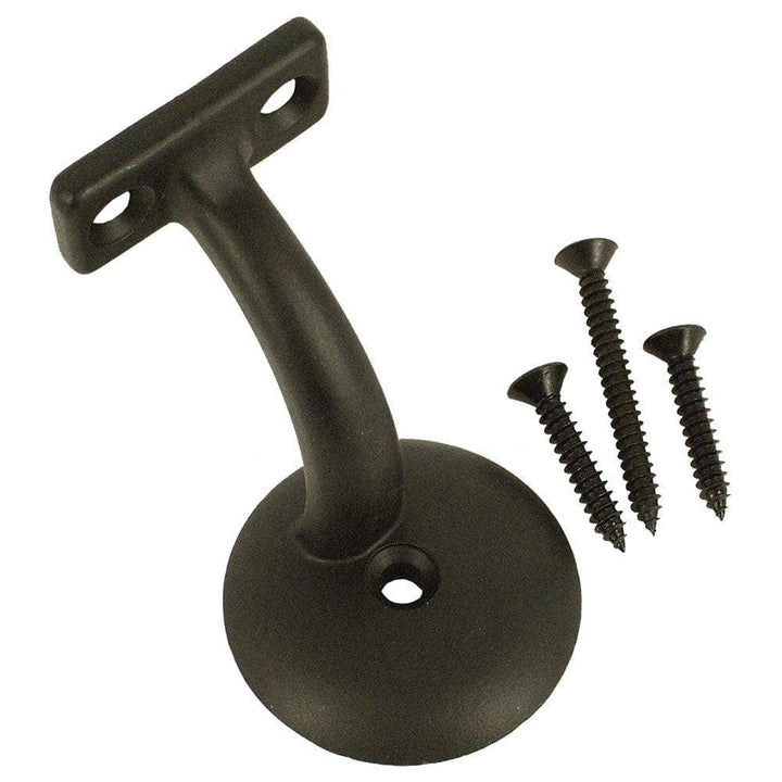 EVERMARK Stair Parts 2-1/4 in. x 3-1/2 in. Old World Roma Copper Wall Rail Mounting Bracket