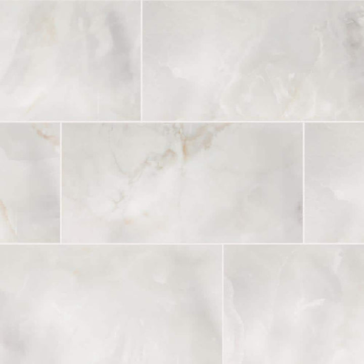 Kemperstone Onyx Gray Polished 12 in. x 24 in. Glazed Porcelain Floor and Wall Tile (17.10 sq. ft./Case)