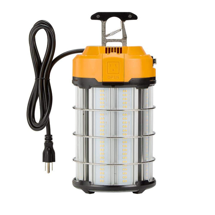 Maxxima High Bay Temporary LED Work Light, Linkable, 150-Watt 18,000 Lumens 5000K Daylight