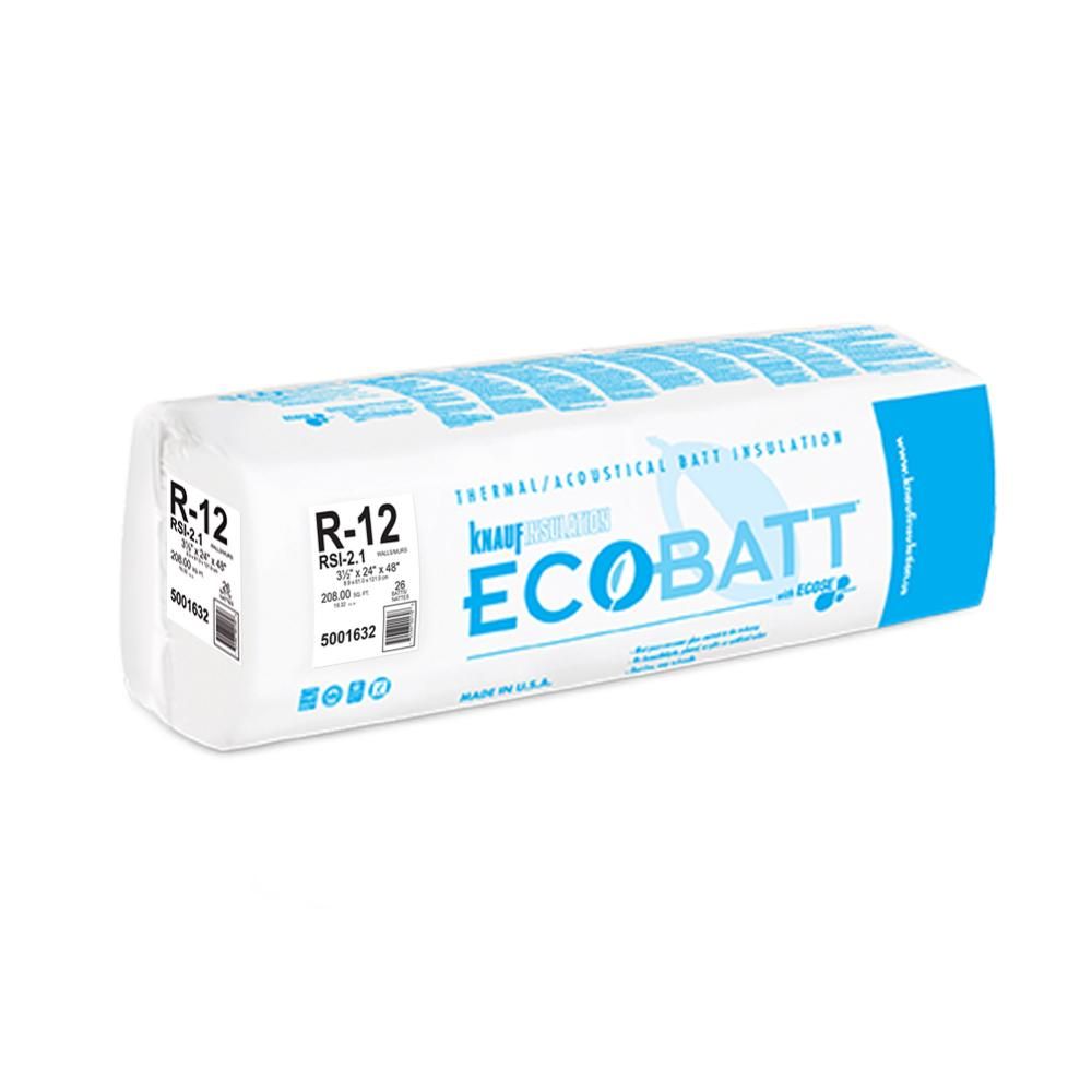 R-38 Kraft Guardian Faced Fiberglass Insulation Batt, 12" x 16" x 48", 42.7 SF | Knauf Insulation