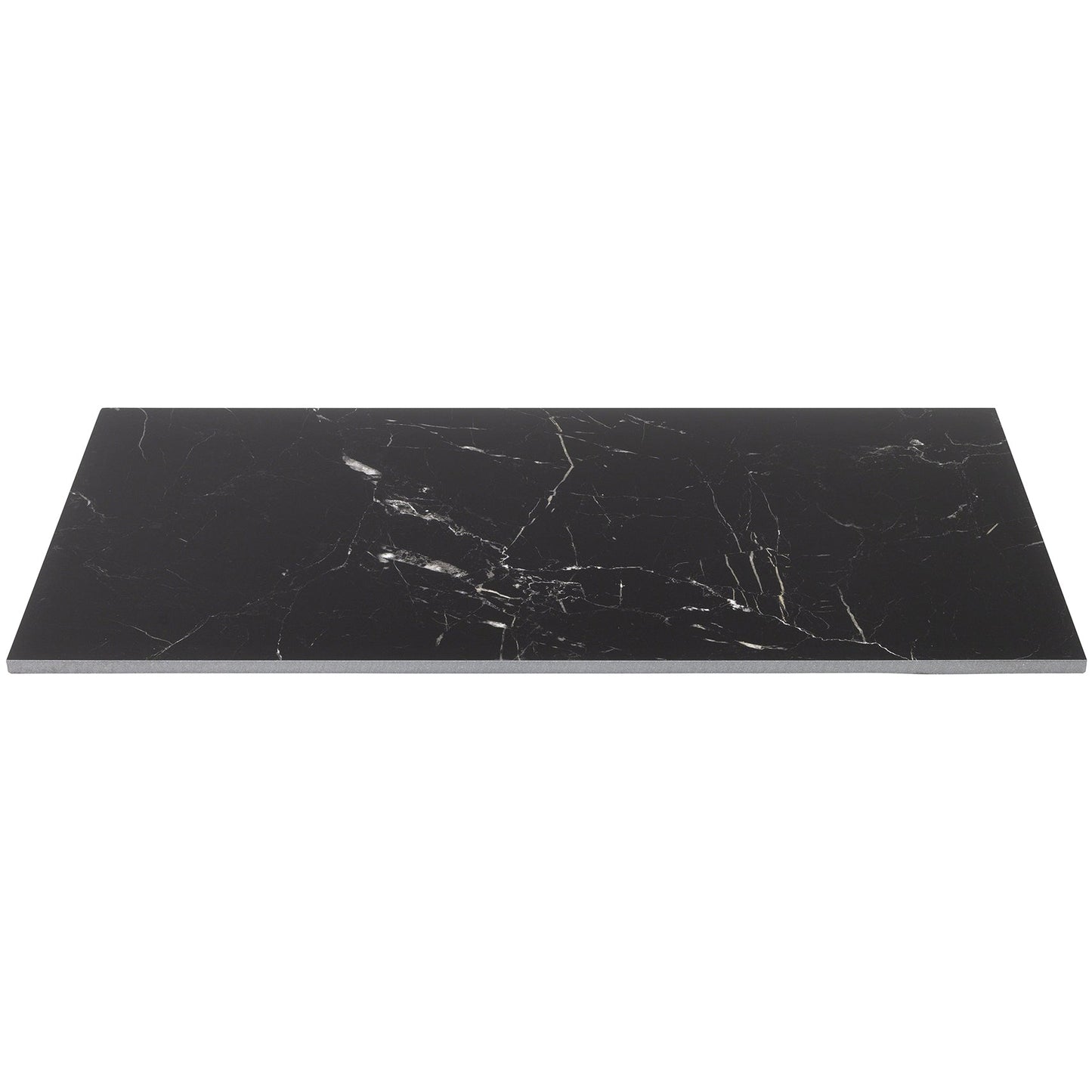 Lux Tile Marble Tech Port Laurent Black 12x24 Polished Porcelain Tile