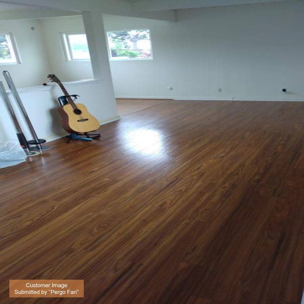 Pergo Outlast+ Paradise Jatoba 12 mm T x 5.2 in. W Waterproof Laminate Wood Flooring (13.74 sqft/case)