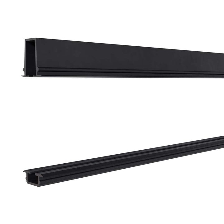 Peak Aluminum Railing 6 ft. W Aluminum Deck Railing Black Glass Gasket for 36 in. high system