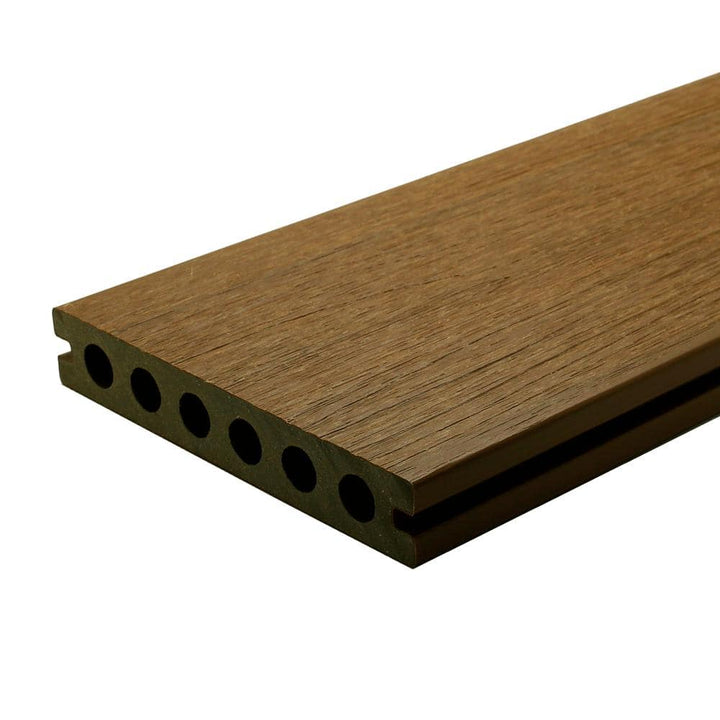 NewTechWood UltraShield Peruvian Teak Composite Decking Board (10-Pack)