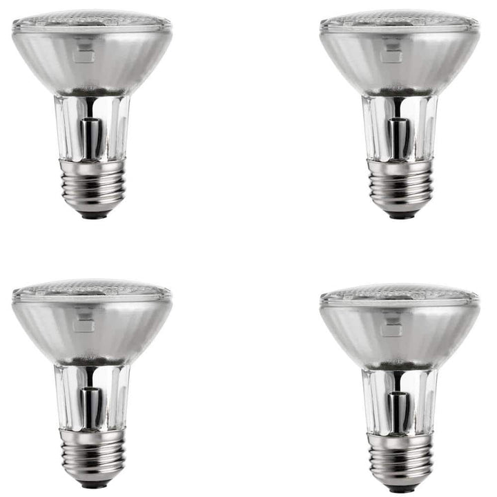 Philips 50-Watt PAR20 Equivalent Halogen Indoor/Outdoor Flood Light Bulb (24-Pack)
