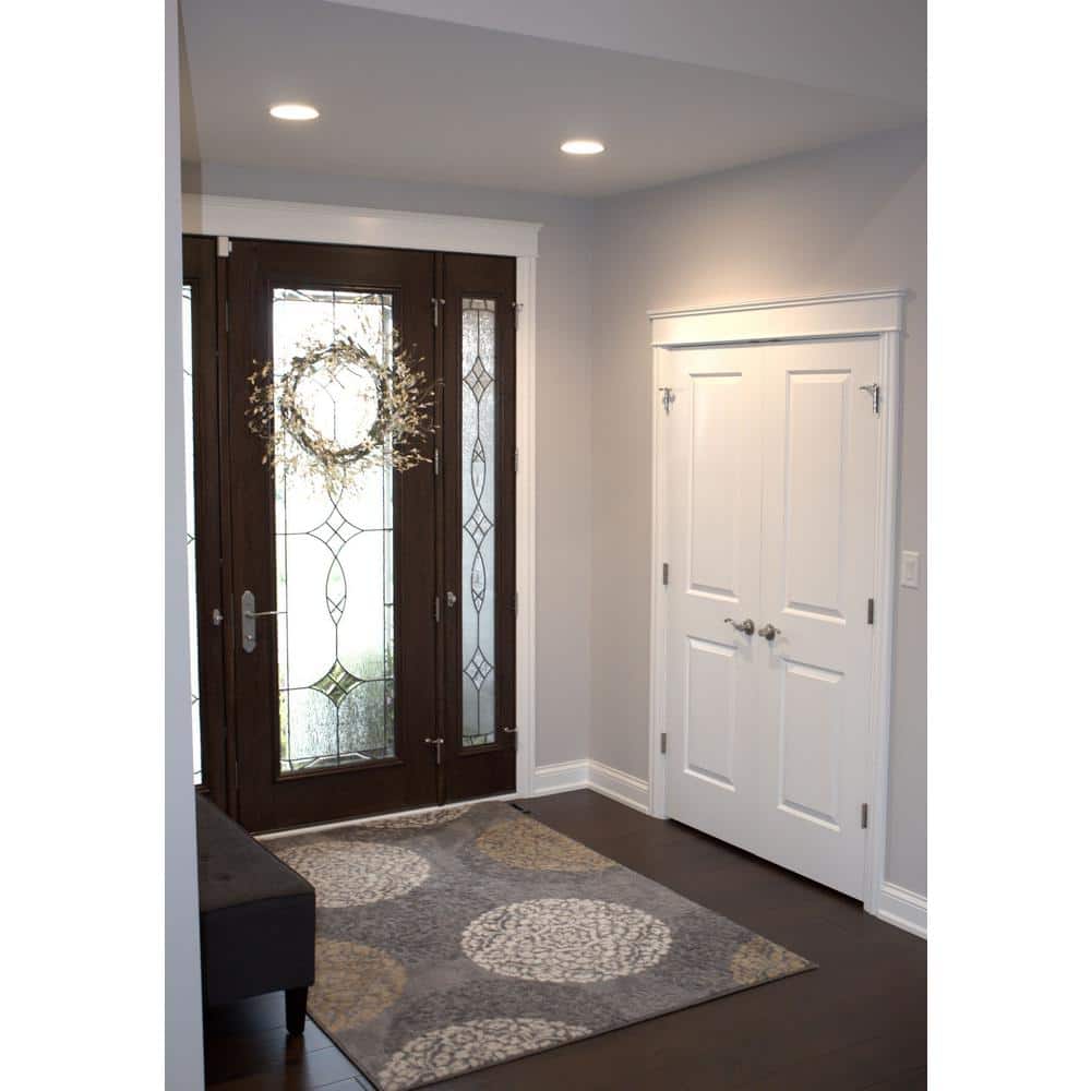 HOUSE OF FARA 11/16 in. D x 2-1/4 in. W x 84 in. L Primed Radiata Pine Wood PFJ Casing Moulding Casing Moulding