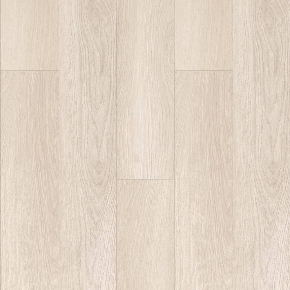 Dekorman Proteco+ Platinum White Oak EIR 12mm T x 6.41" W Uniclic HDF AC4 Waterproof Laminate Wood Flooring (848 sq. ft./pallet)