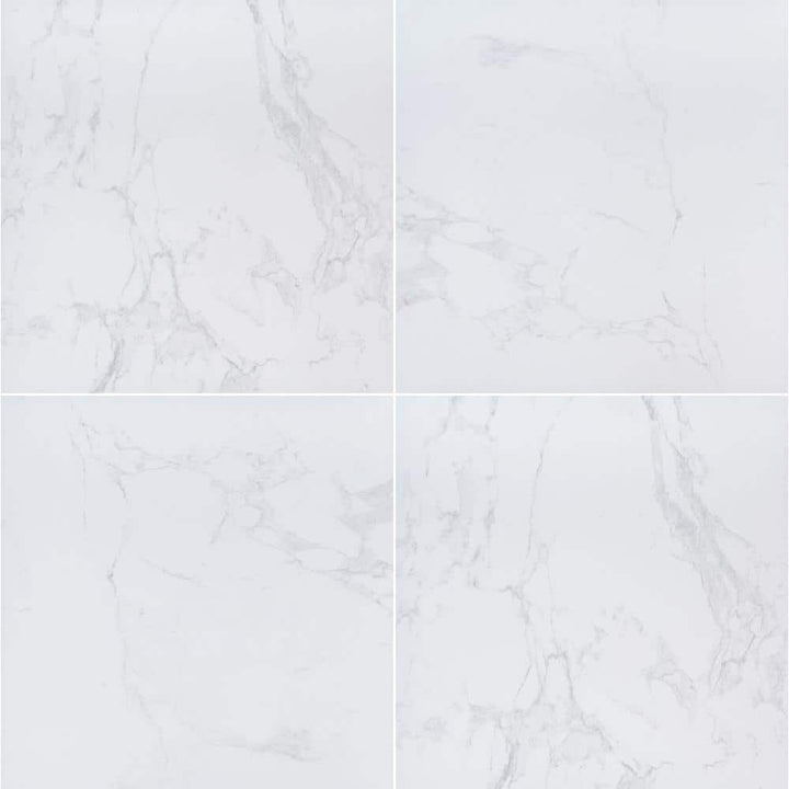 MSI Praia Carrara 2 cm. x 24 in. x 24 in. Matte Porcelain Stone Look Paver Tile (56 sq. ft. /Pallet)128