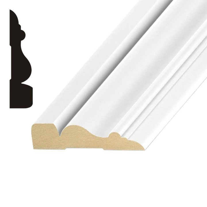 Builders Choice OP 032 5/8 in. D x 2-1/2 in. W Medium Density Fiberboard (MDF) Casing
