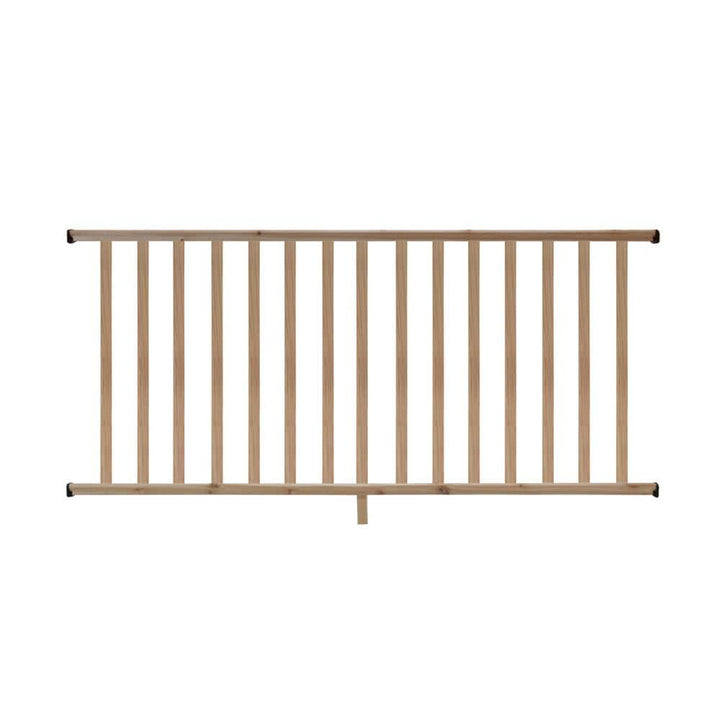 ProWood 6 ft. Cedar Moulded Rail Kit with SE Balusters