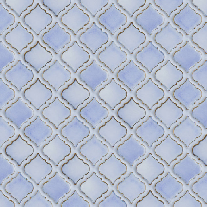 Merola Tile Hudson Tangier Frost Blue 12 in. x 12 in. Porcelain Mosaic Tile (10.96 sq. ft. / Case)