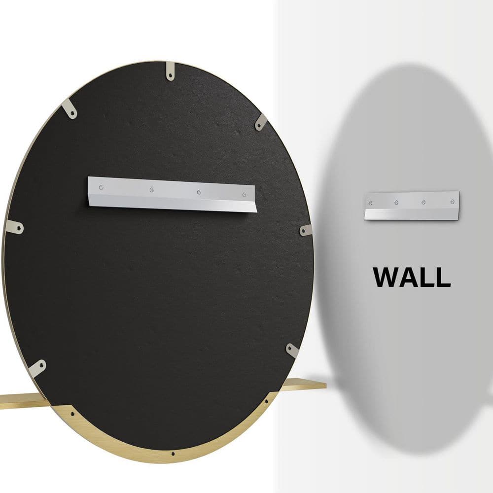 James Martin Vanities Radiant Gold Framed Bathroom Vanity Mirror, 24 x 22 Inches