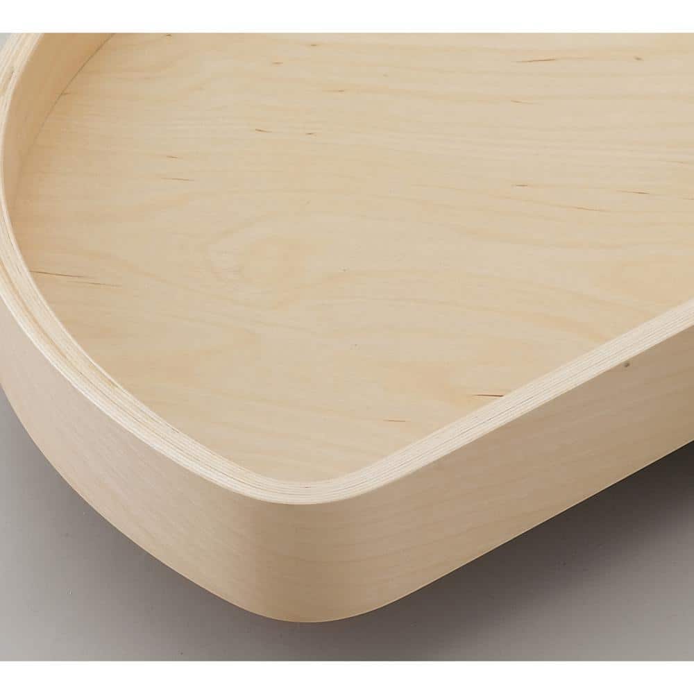 Rev-A-Shelf 20 in. Banded Wood D-Shape Lazy Susans 3-Shelf
