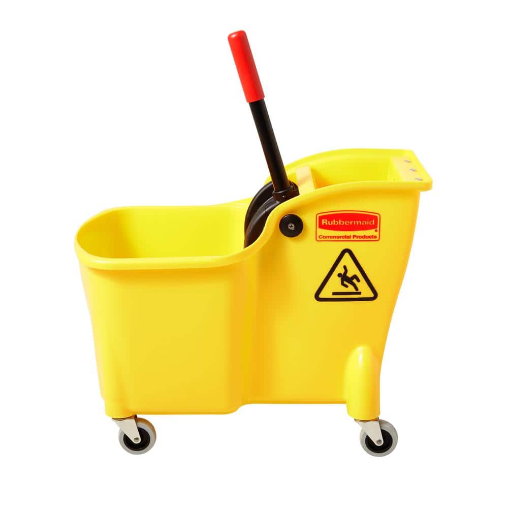 Rubbermaid Commercial 31 Qt. Tandem Mop Bucket with Wringer