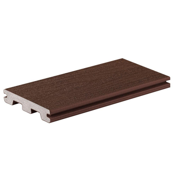 TimberTech Composite Terrain 1 in. x 6 in. x 1 ft. Grooved Rustic Elm Composite Sample (Actual: 0.94 in. x 5.36 in. x 1 ft)