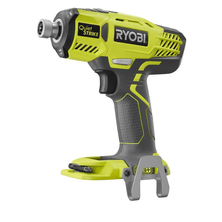 RYOBI ONE+ 18V Cordless 1/4 in. Hex QuietSTRIKE Pulse Driver (Tool-Only) with Belt Clip