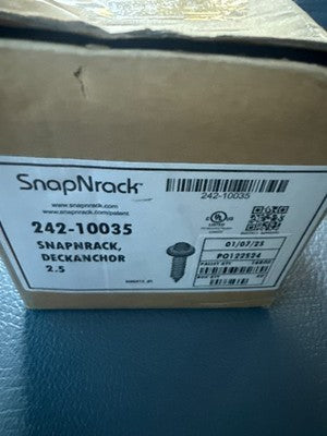 SnapNrack DeckAnchor 2.5