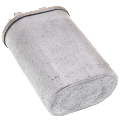 York S1-02425900000 capacitor - side view (Voltage: 370V; MFD: 15)