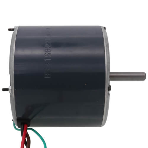 York S1-02440899000 motor - side view (Voltage: 230V; Horse Power: 1/4)