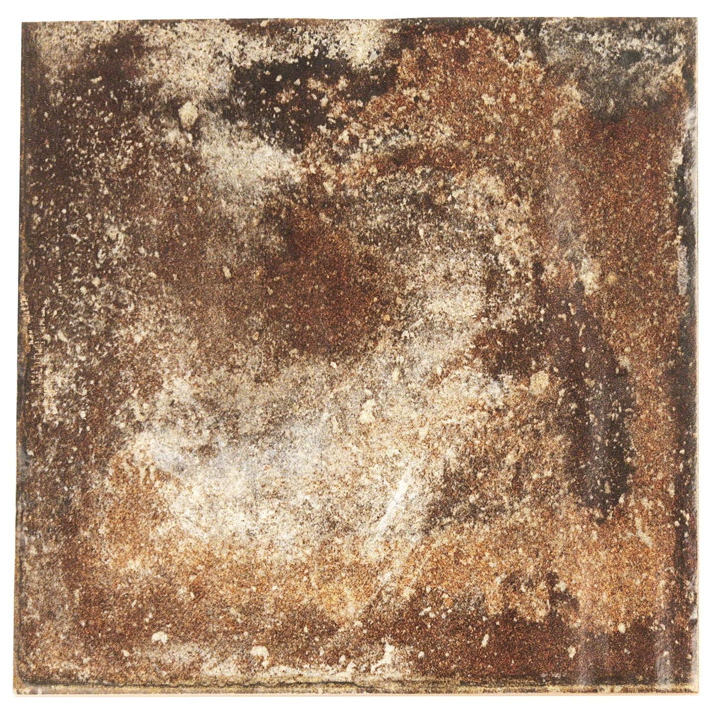 Angela Harris Dunmore Cotto Brown 8x8 Matte Ceramic Tile - Lux Tile