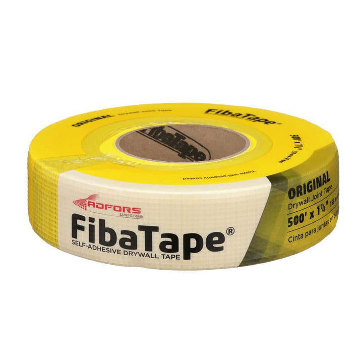 Saint-Gobain ADFORS FibaTape Standard Yellow 1-7/8 in. x 500 ft. Self-Adhesive Mesh Drywall Joint Tape
