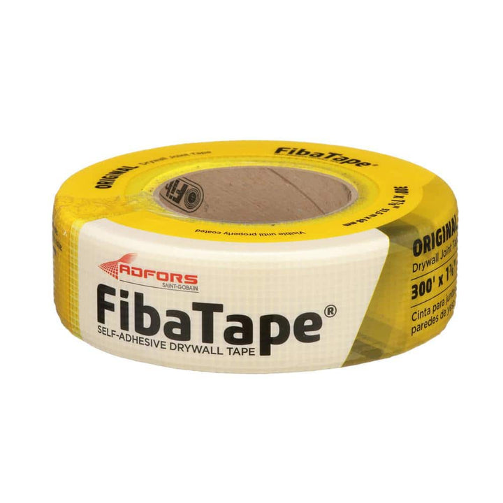 Saint-Gobain ADFORS FibaTape Standard Yellow 1-7/8 in. x 300 ft. Self-Adhesive Mesh Drywall Joint Tape