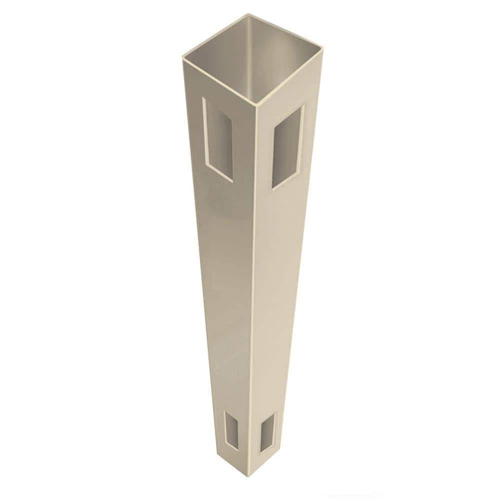 Barrette Outdoor Living 5 in. x 5 in. x 7 ft. Sand Vinyl Fence Corner Post