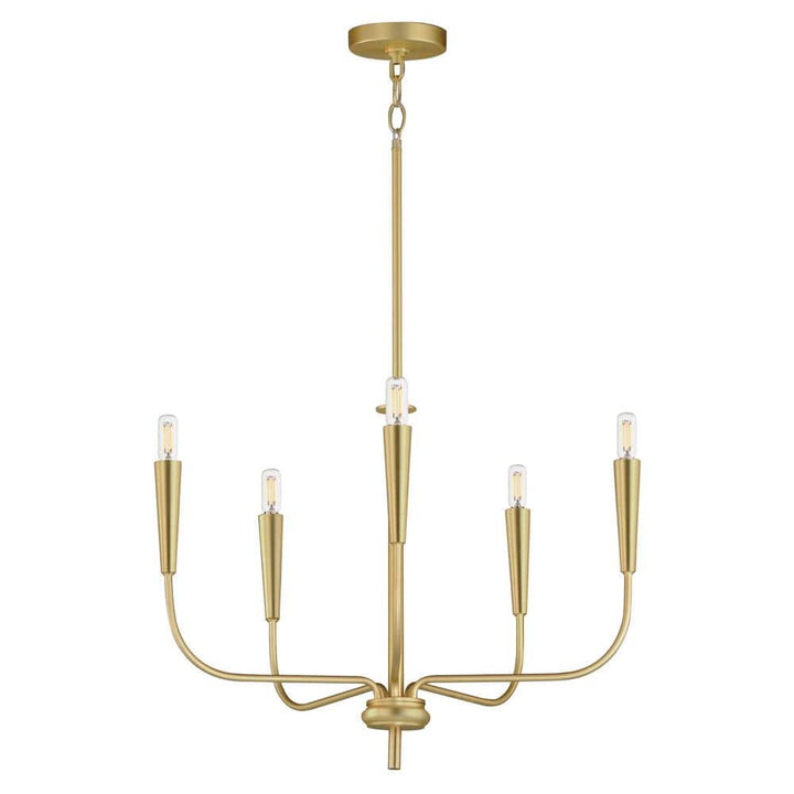 Maxim Lighting Vela 5-Light Satin Brass Chandelier