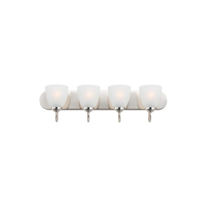 Maxim Lighting Axis 4-Light Strip Satin Nickel Bath Vanity Light