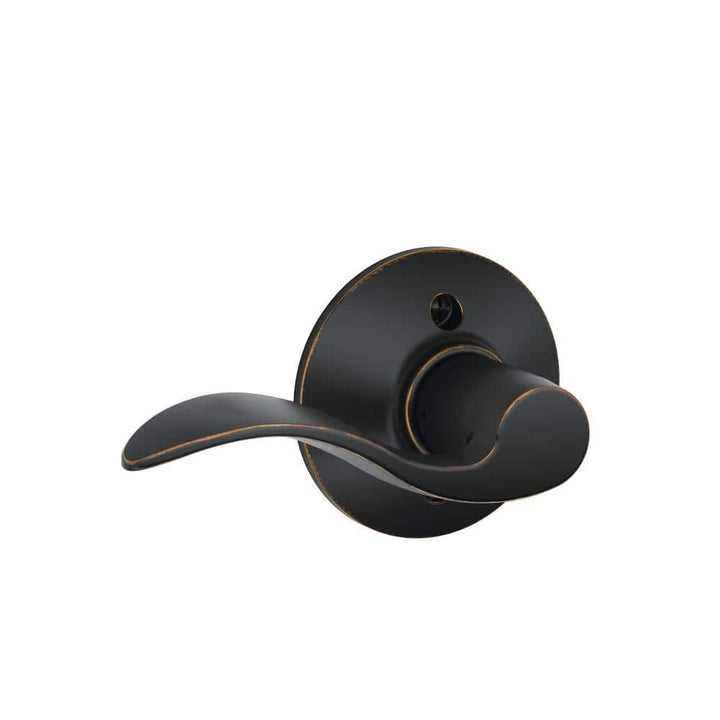 Schlage Accent Aged Bronze Left Handed Dummy Door Lever