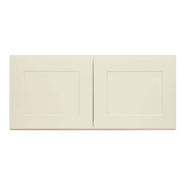 HOMEIBRO Antique White Shaker Style Ready to Assemble Stock Wall Kitchen Cabinet (33 in. W x 15 in. H x 24 in. D)