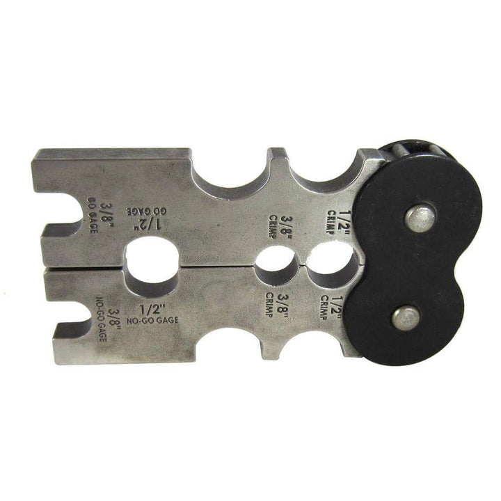 SharkBite 3/8 in., 1/2 in. and 3/4 in. PEX Copper Crimp Tool with Integrated Go/No-Go Gauge