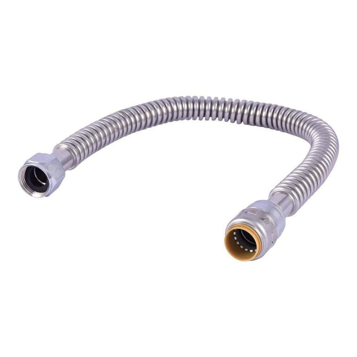 SharkBite 3/4 in. Push-to-Connect x 3/4 in. FIP x 24 in. Corrugated Stainless Steel Water Heater Connector
