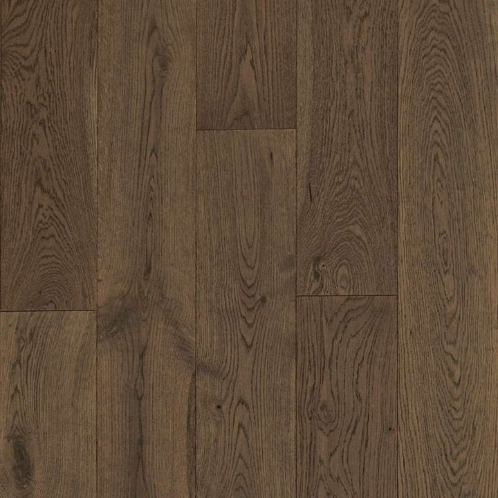Shaw Utmost 7.5" Wide Wire Brushed Engineered White Oak Flooring, Low Gloss – 1/2" Thick, Micro‑Beveled Edges – Sold by Carton (27.2 sq ft/carton)