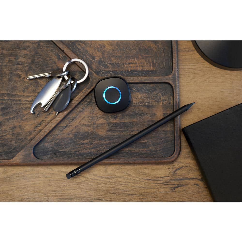 Shelly Button 1 Black, Wi-Fi Action and Scenes Activation Button, Home Automation, Remotely Control and ON/OFF Devices