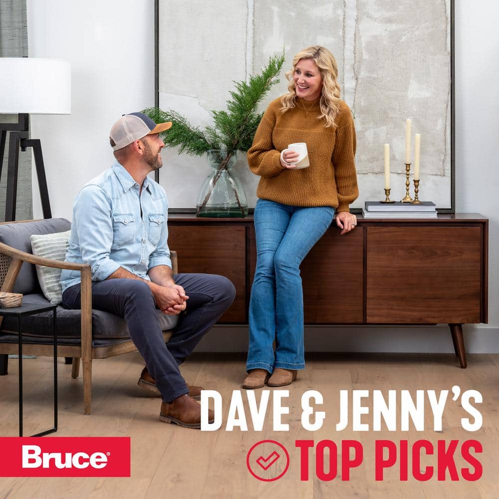 Bruce Time Honored Sienna Hickory 3/8 in. T x 5 in. W Click Lock Hand Scraped Engineered Hardwood Flooring (28.1 sq.ft./ctn)