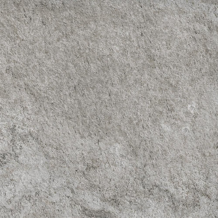 Alpe Silver 24 in. x 24 in. x 0.75 in. Quartzite-Look Porcelain Paver for Outdoor Patios