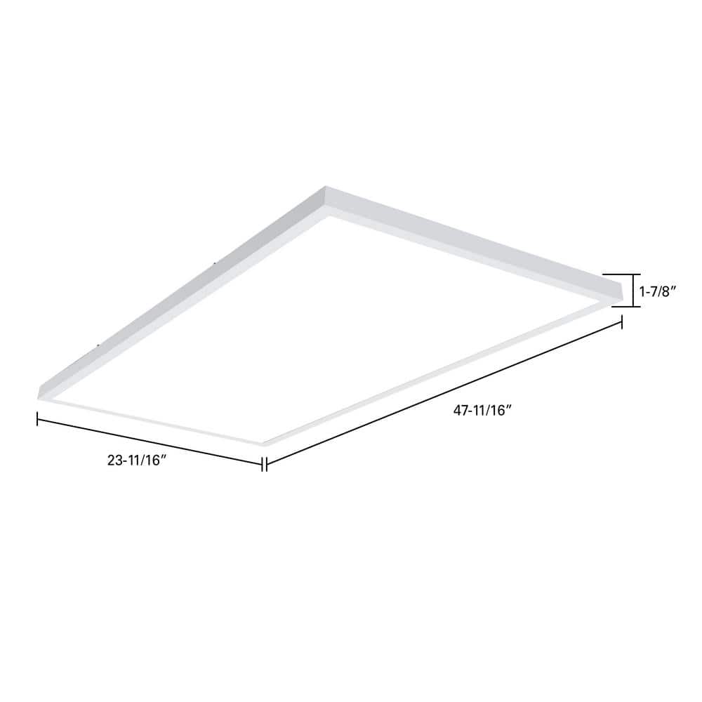 Metalux 2 ft. x 4 ft. Integrated LED Panel Light, Selectable 4800/3350/2500 Lumens and 3500/4000/5000 Sel CCT