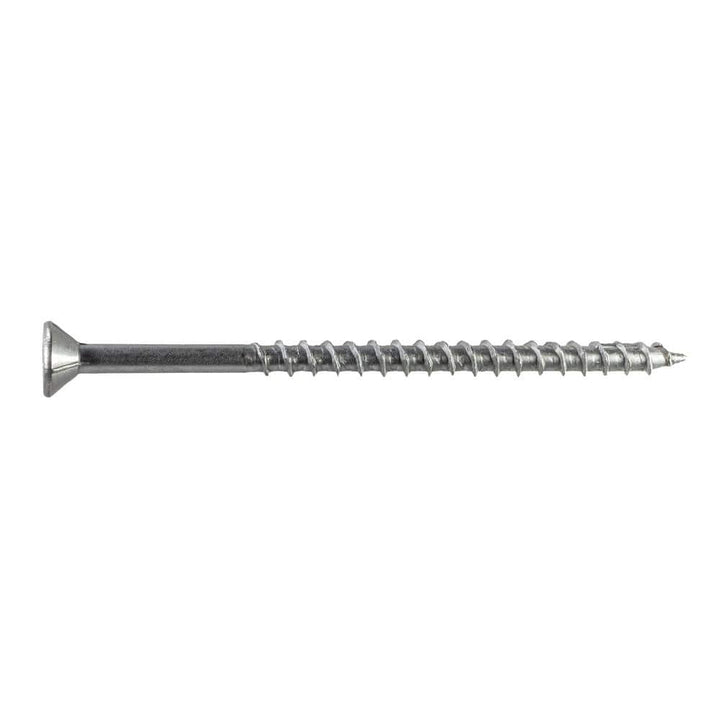 Simpson Strong-Tie #12 x 4 in. T-27, Flat Head, Type 316 Stainless Steel Deck-Drive DWP Wood Screw (5-Pack)