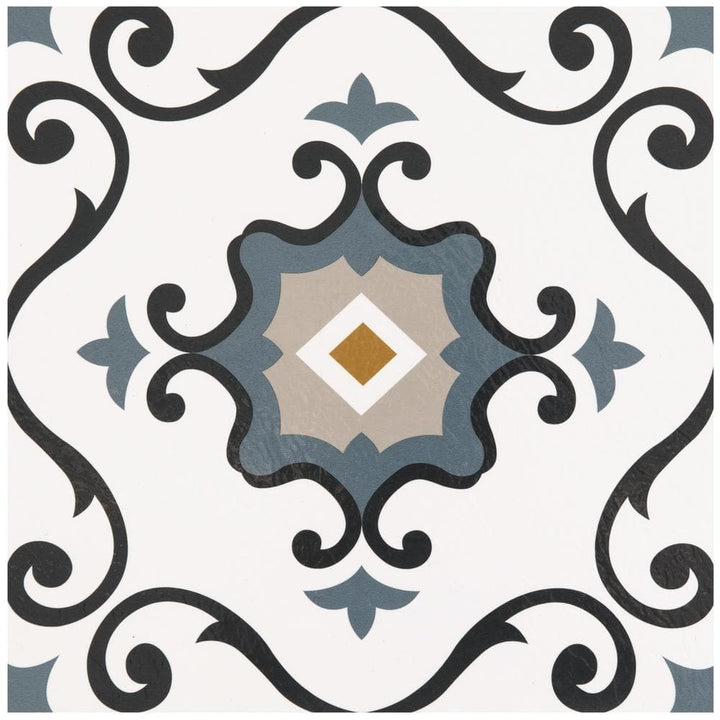 ACHIM Retro Slate 12 in. x 12 in. Self-Adhesive Vinyl Floor Tile (20 Tiles/20 sq. ft.)