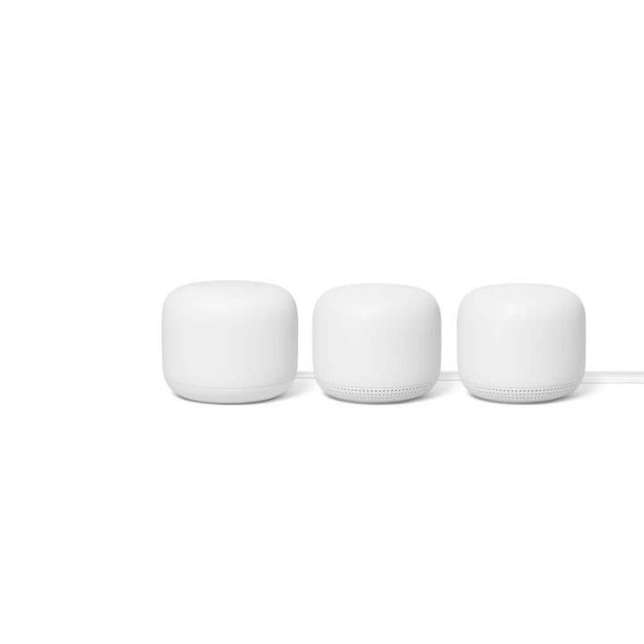 Google Nest Wifi - Mesh Router AC2200 and 2 Points with Google Assistant - 3 Pack