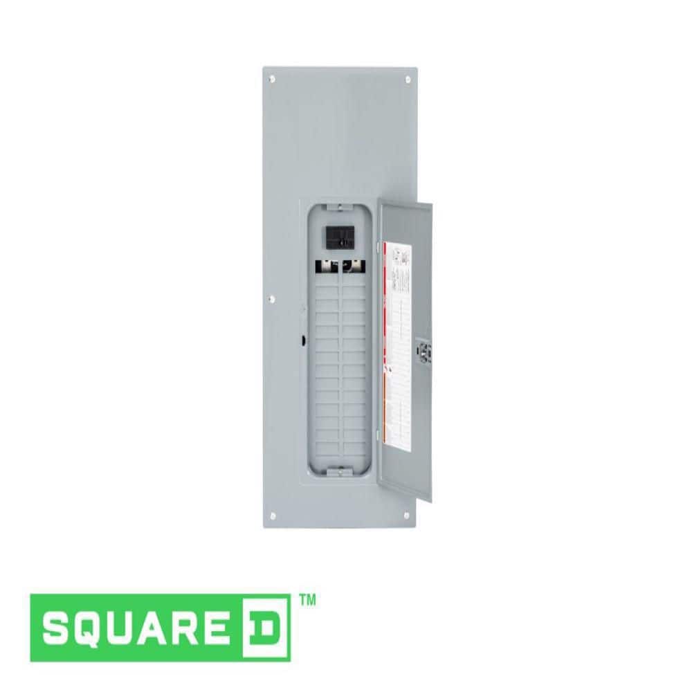 Square D Homeline 100-Amp 30-Space 60-Circuit Indoor Main Breaker Plug-On Neutral Load Center - HOM3060M100PC