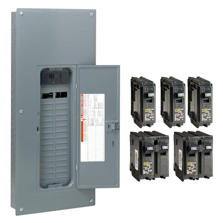 Square D Homeline 150-Amp 30-Space 60-Circuit Indoor Main Breaker Plug-On Neutral Load Center - HOM3060M150PCVP