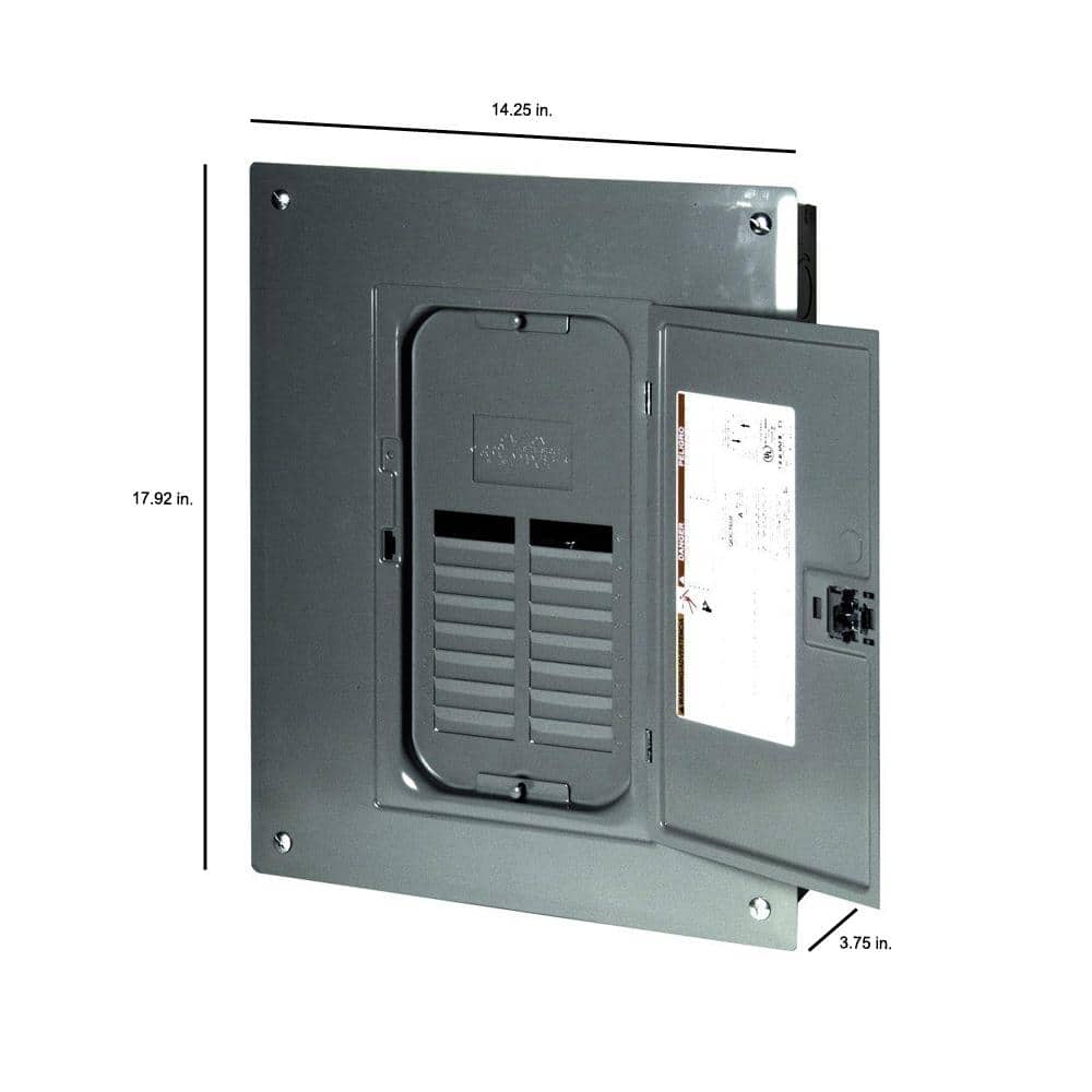 Square D QO 125-Amp 12-Space 24-Circuit Indoor Convertible Plug-On Neutral Load Center - QO12L125PGC