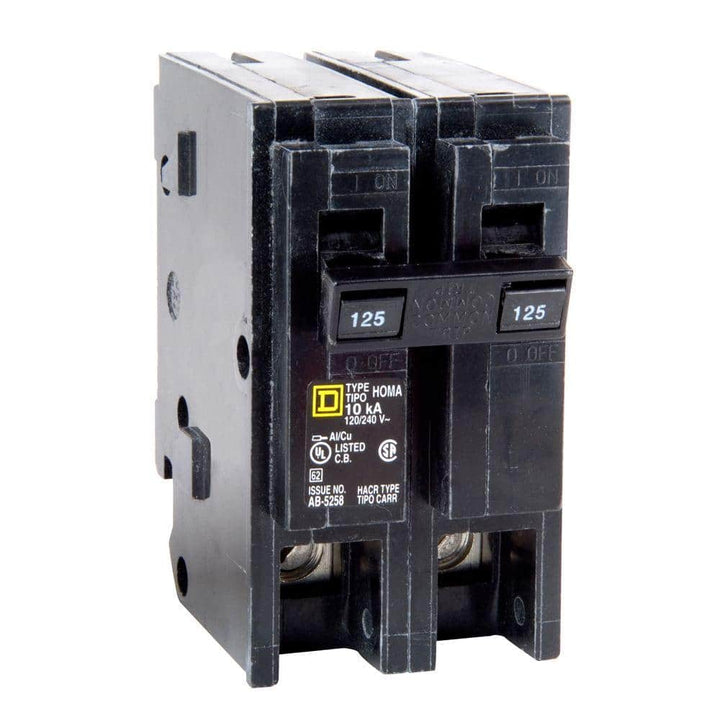 Square D Homeline 125 Amp 2-Pole Circuit Breaker