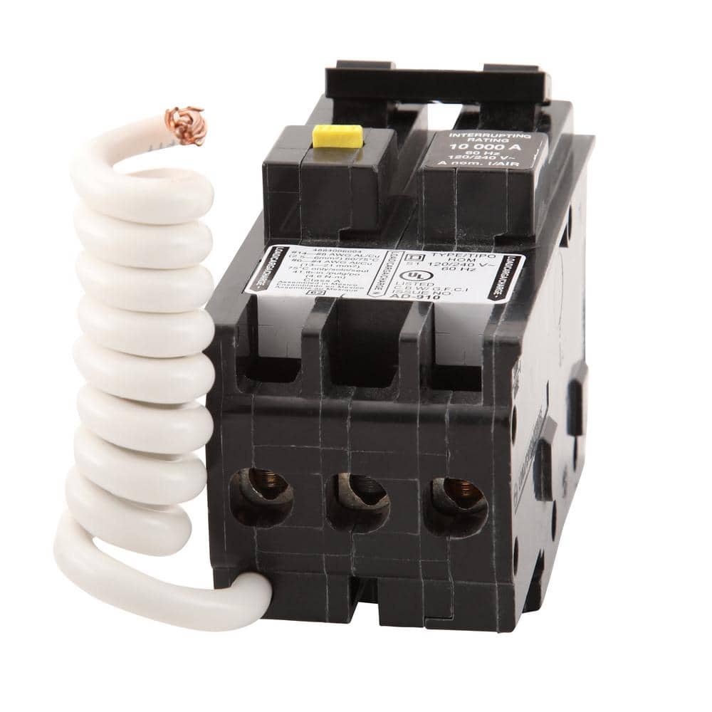 Square D Homeline 50 Amp 2-Pole GFCI Circuit Breaker