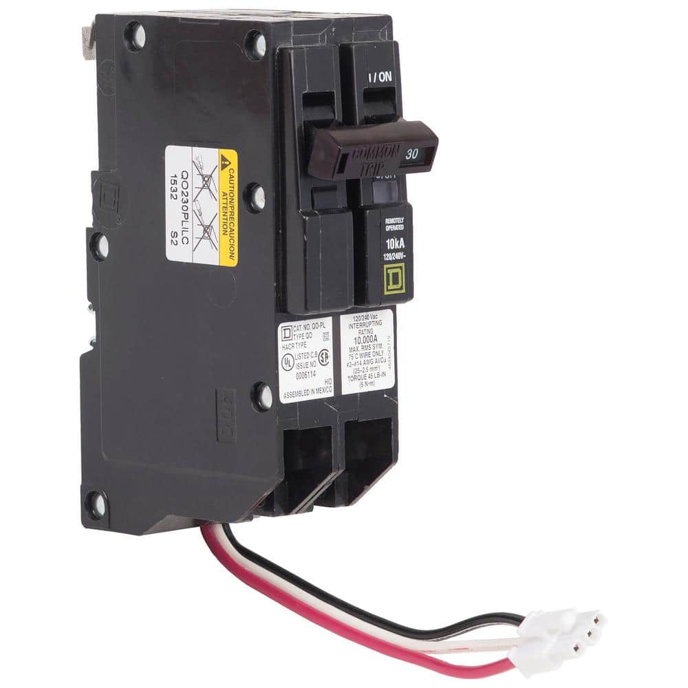 Square D QO 30 Amp 1.5 in. 2-Pole ILC Power Link Circuit Breaker