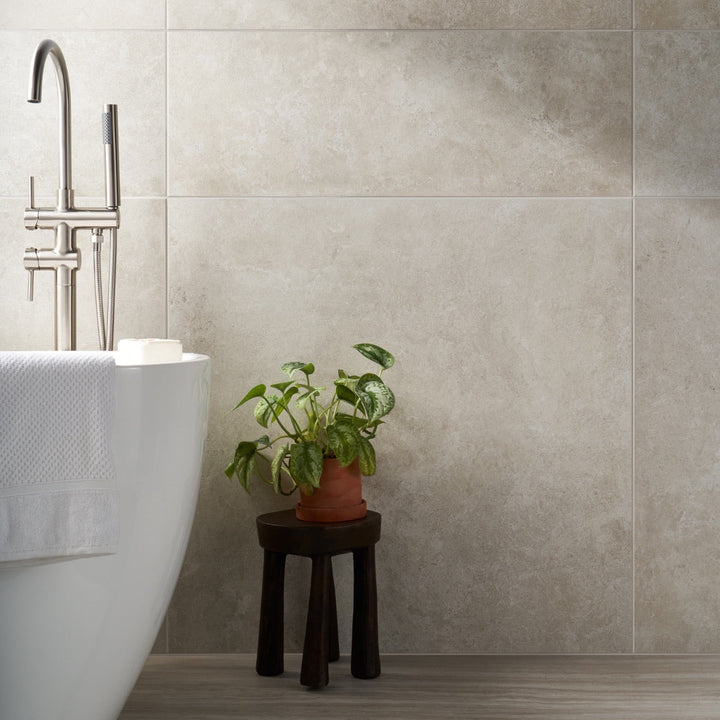 Saint Remy Avorio White 36x36 Semi-Polished Porcelain Tile - Lux Tile