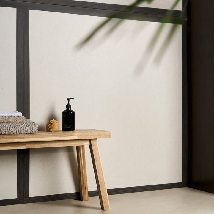 Hikari Frame Chalk White 48x48 Matte Porcelain Tile - Tilebar
