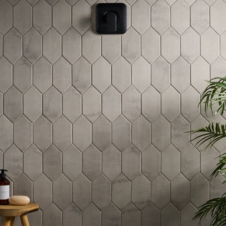 Morocco Dove Gray 4x8 Picket Matte Porcelain Tile - Lux Tile